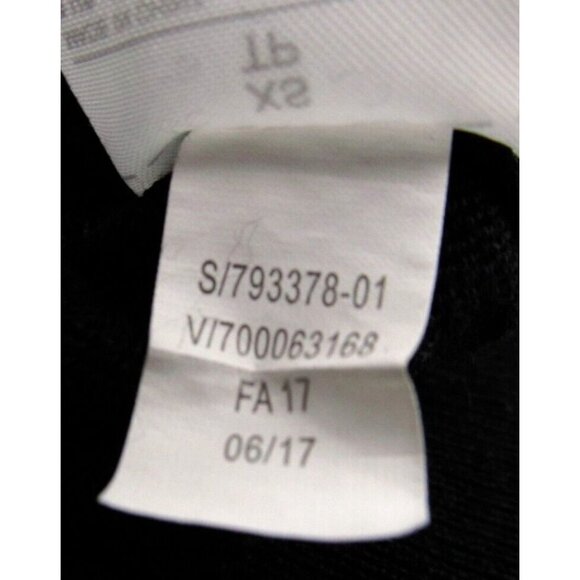 Banana Republic Sweater Womens XS Black Pleated Neckline 3/4 Sleeve Pullover - Picture 7 of 10